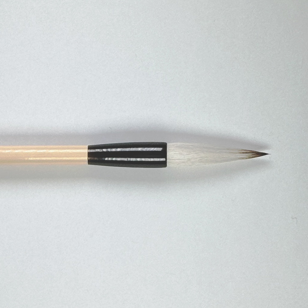 Zuishin Dai ( Kolinsky, ( Siberian weasel ) hair ) 随心 大 Traditional Japanese brush by Chiyomi Tanaka