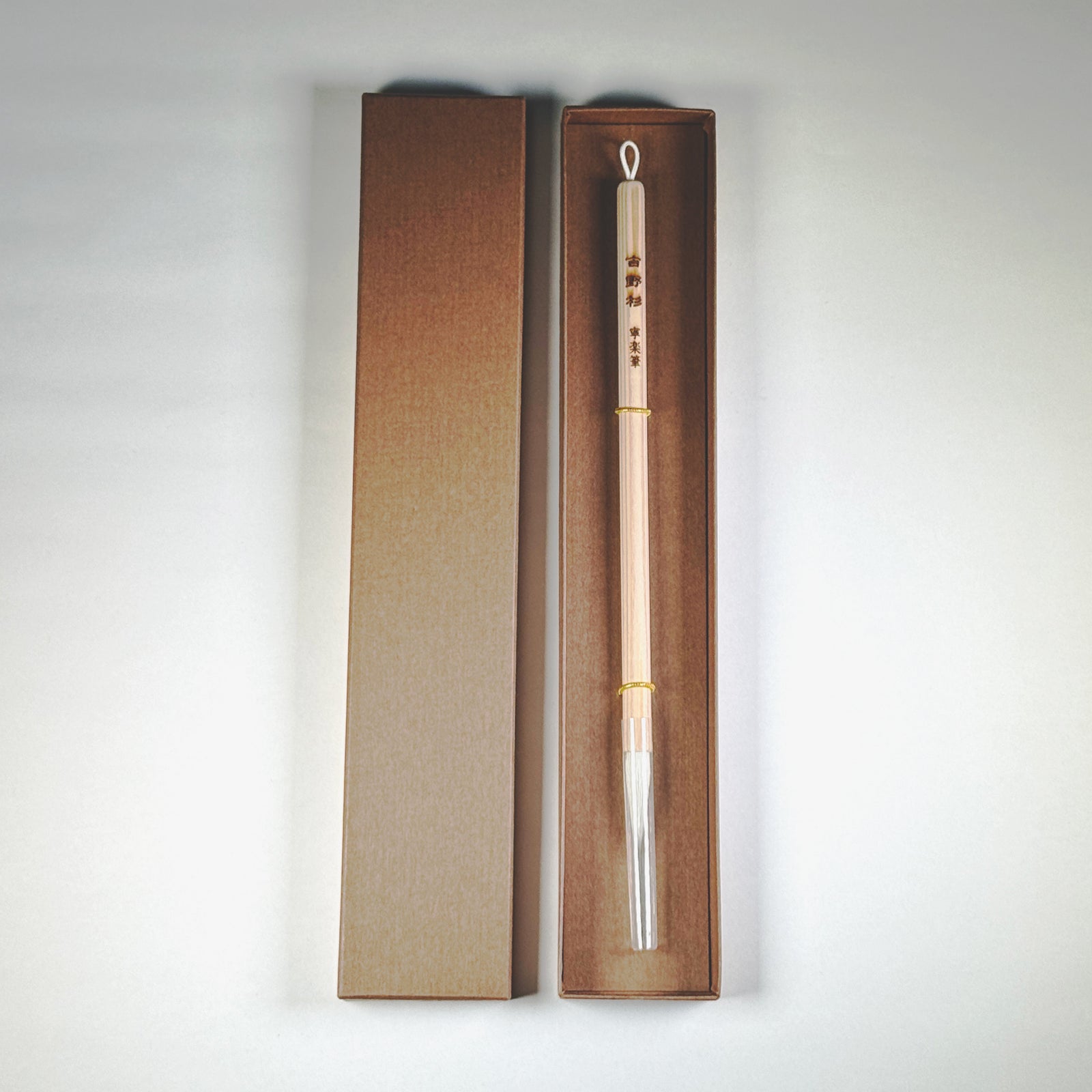 Yoshino Sugi (  Wool, Horse, Racoon dog ( Tanuki )  ) 吉野杉 Traditional Japanese brush by Chiyomi Tanaka
