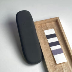 Sei ( Purplish black Ink stick for drawing postcards 正 ) Kobaien ink stick