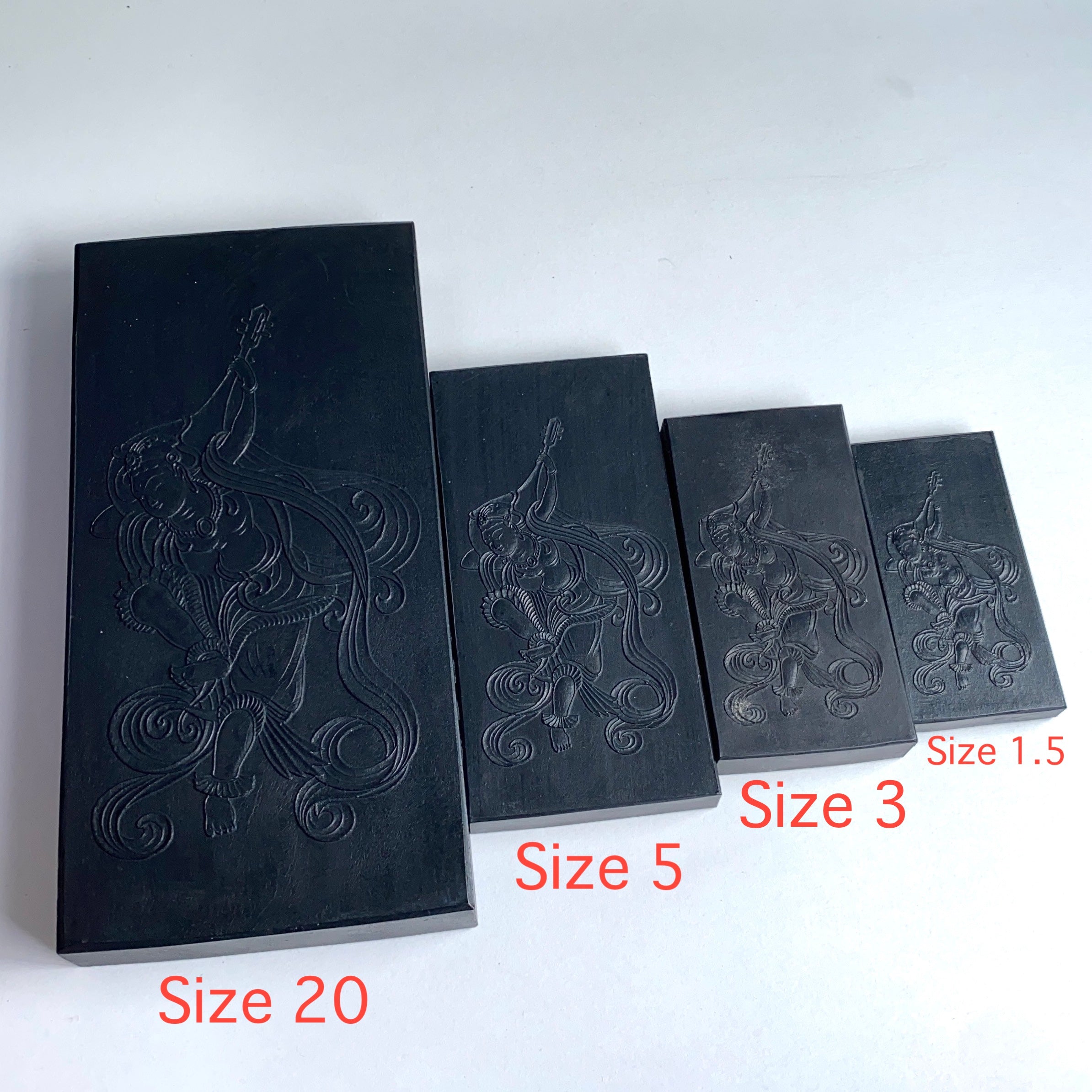 Handan Biwamai ( Dancer 反弾琵琶舞 )  Kobaien sumi ink stick