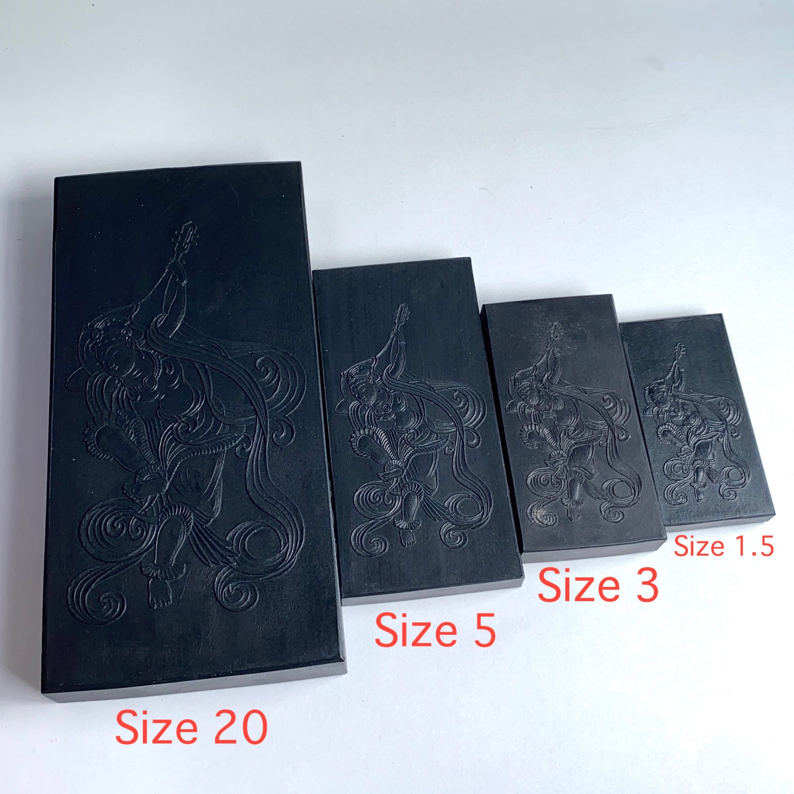 Handan Biwamai ( Dancer 反弾琵琶舞 )  Kobaien sumi ink stick