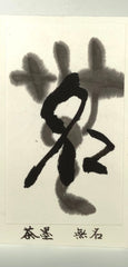 Chaboku Mumyou inkstick ( Brownish black 茶墨無名 )