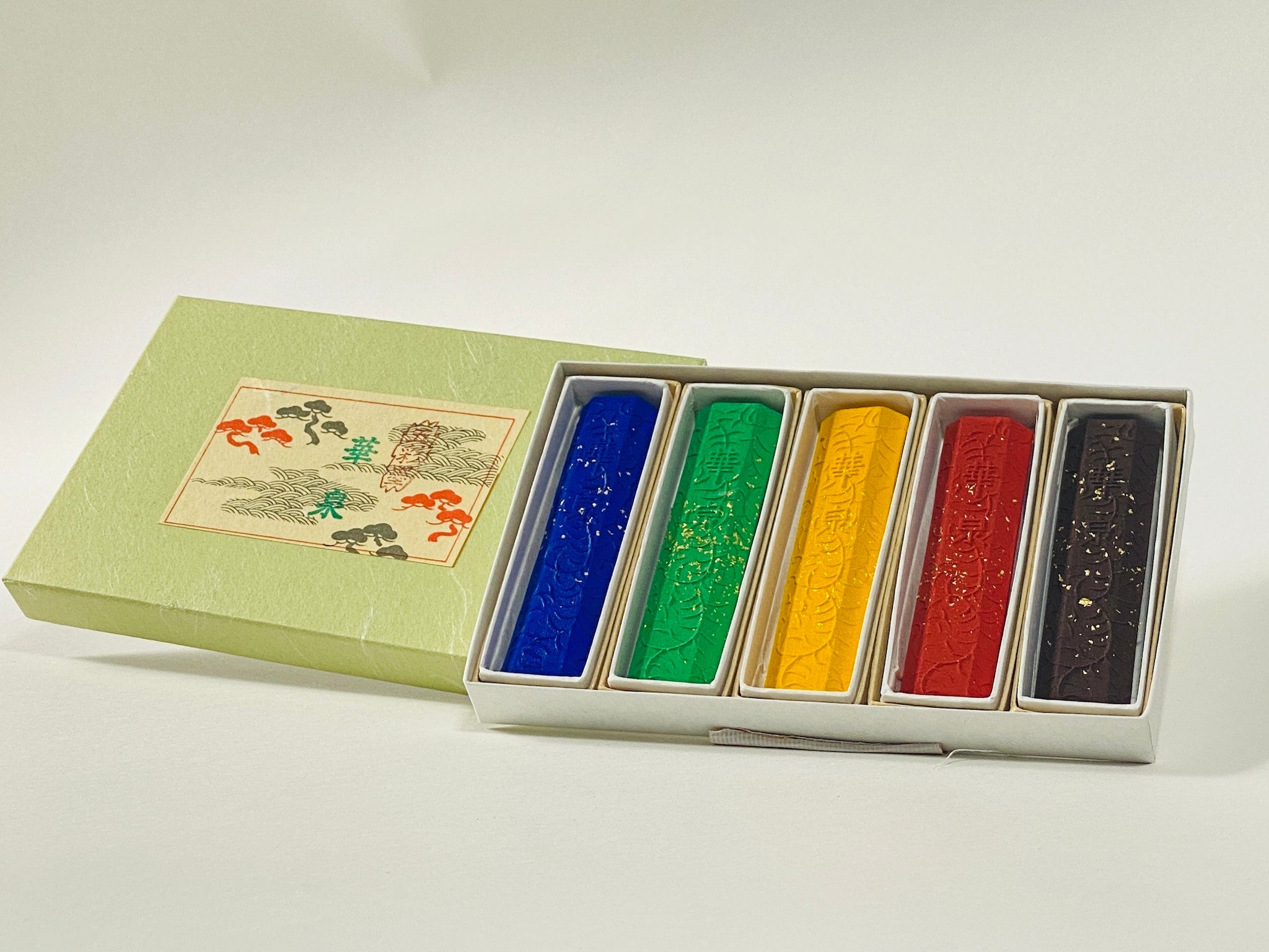 Gosaiboku ( 五彩墨, five color inks )  - Kobaien inksticks, Nara, Japan