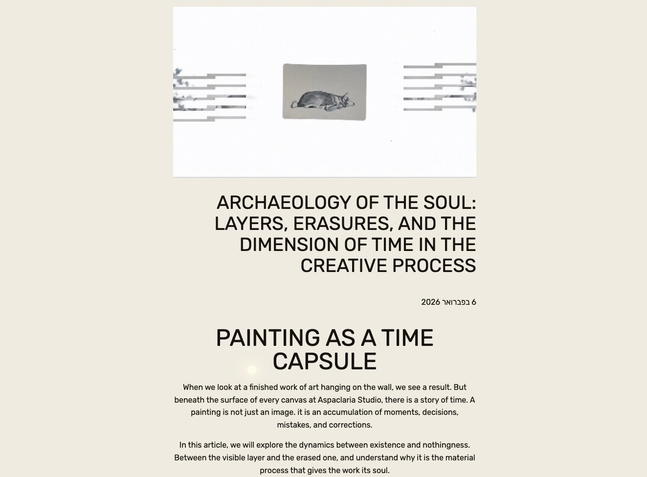 Discovering Art's Hidden Layers: An Essay by Israeli Artist Lilia Kostrov