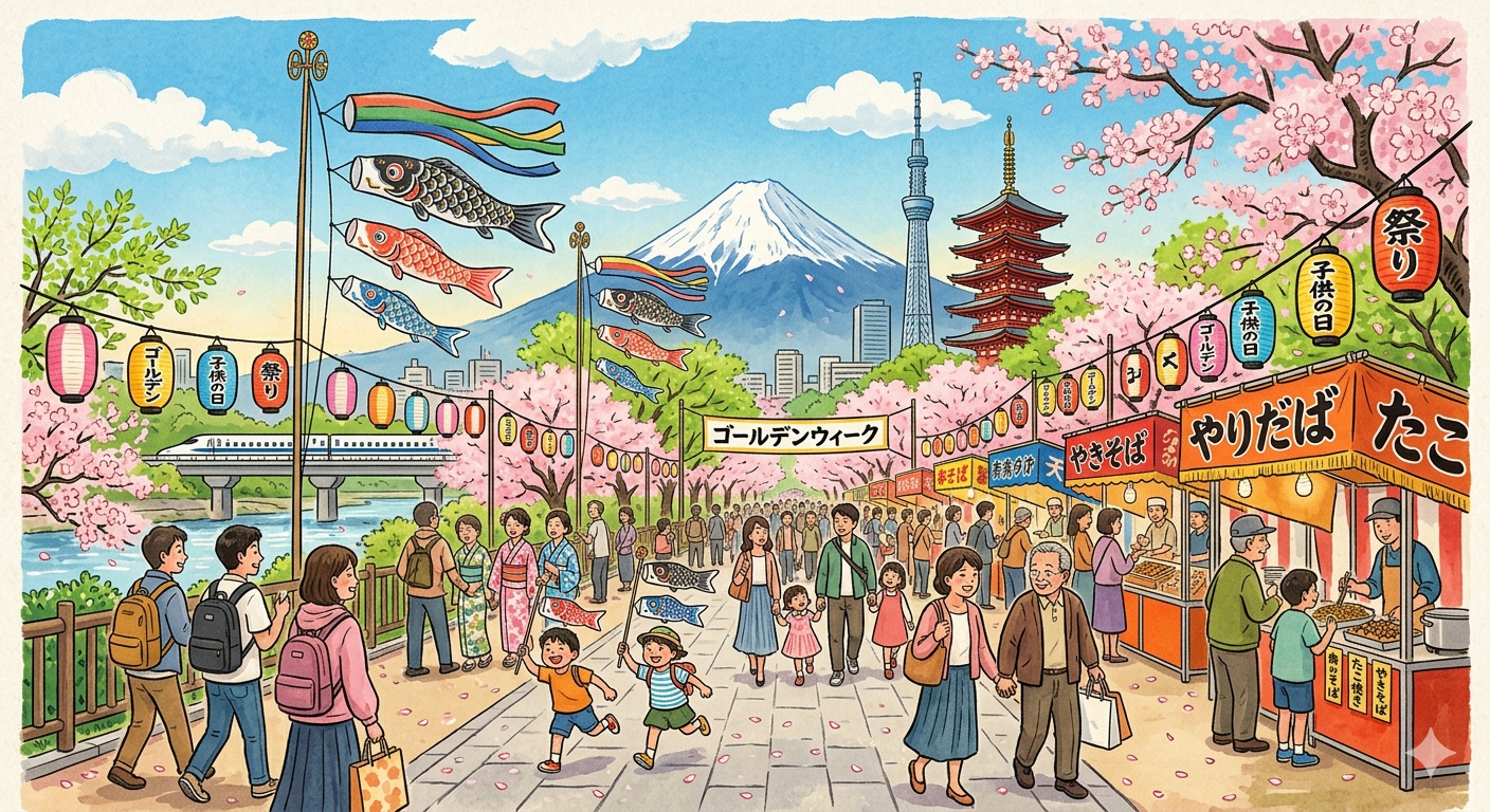 In Japan, there are currently consecutive public holidays