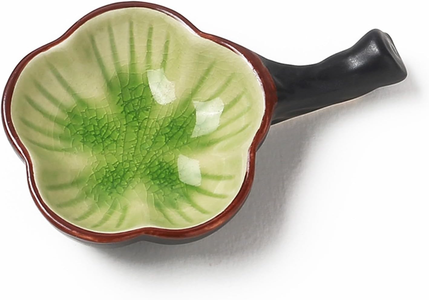 Plum Flower shape ceramic Inkstone ( 梅花硯 )