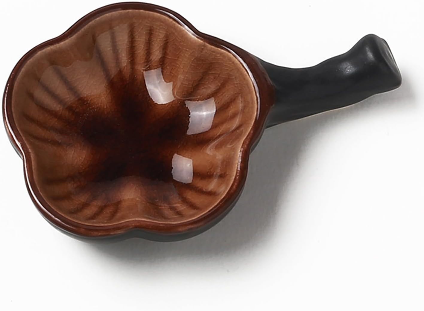 Plum Flower shape ceramic Inkstone ( 梅花硯 )