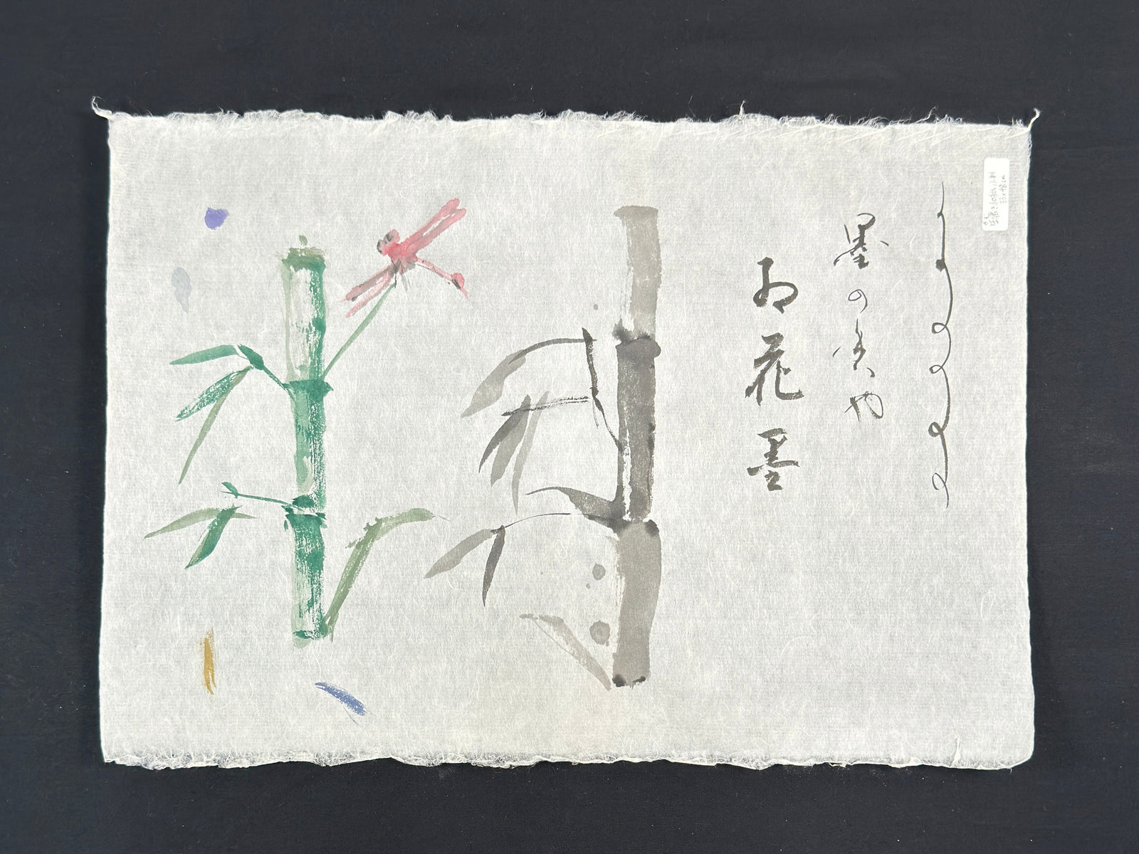 Raw White, 宇陀紙・生漉　Uda Gami Washi ( traditional Japanese paper )