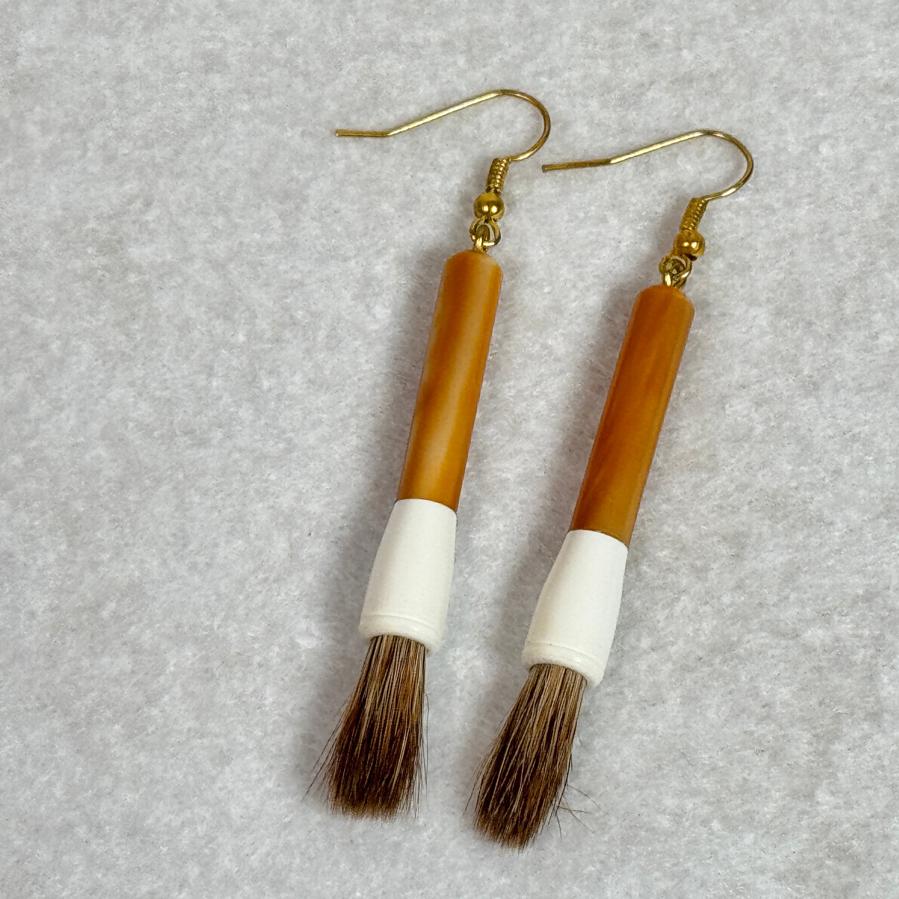 Japanese brush earing by Chiyomi Tanaka ( horsel ) 