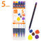 Aki ( Autumn )  : Akashiya Watercolor Brush Pen 5 Japanese Traditional Color Set あかしや筆ペン秋 5