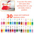 Akashiya Watercolor Brush Pen 30 Japanese Traditional Color Set