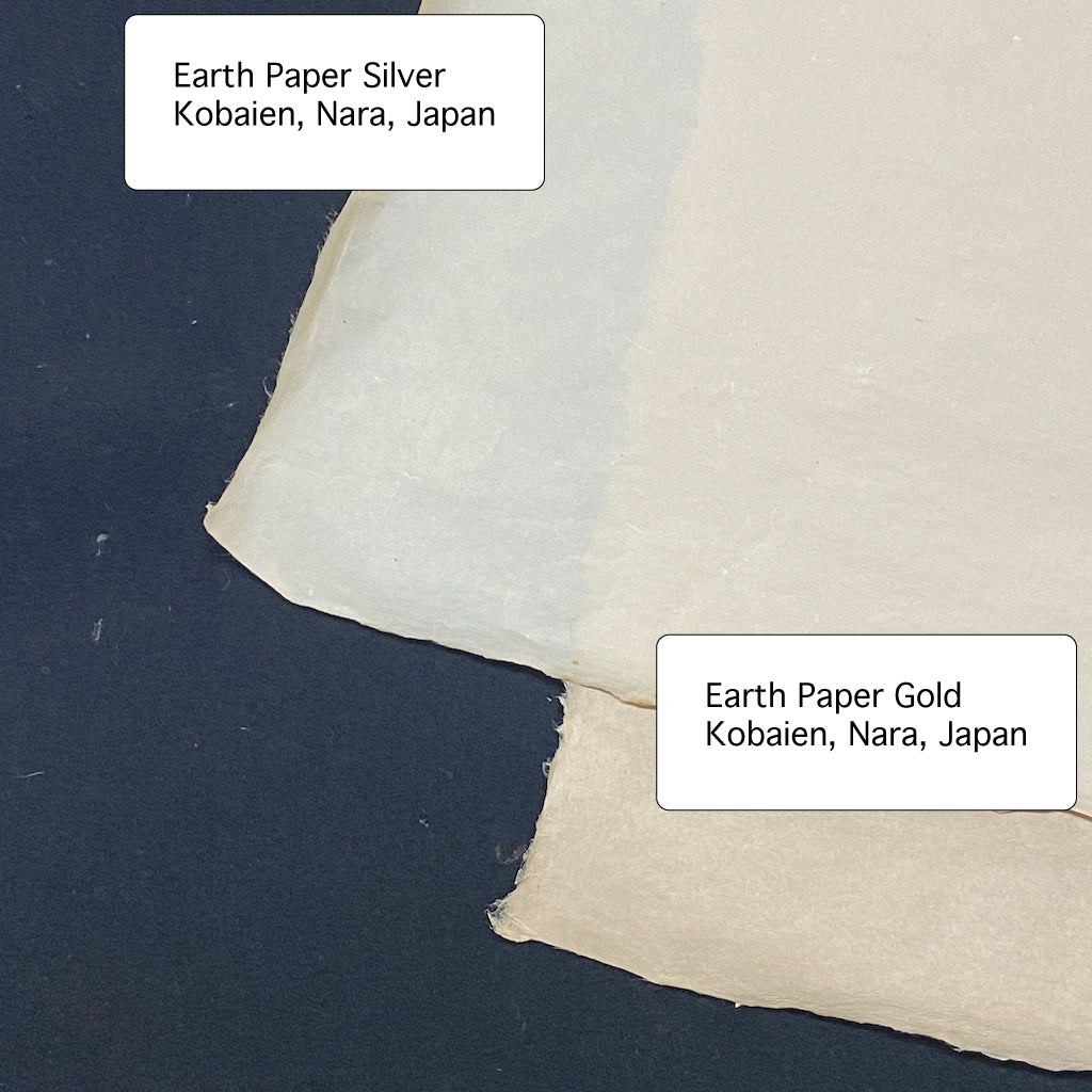 Earth paper Gold / Silver ( 土紙 )